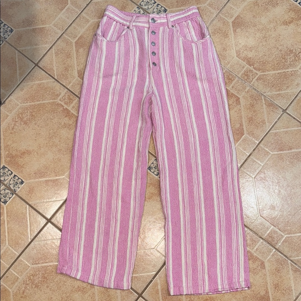 Urban Outfitters Striped Straight Leg Pants